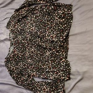 Torrid rayon long sleeve blouse size 1